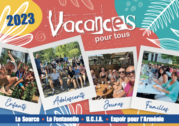 Séjours 2023 des centres de vacances